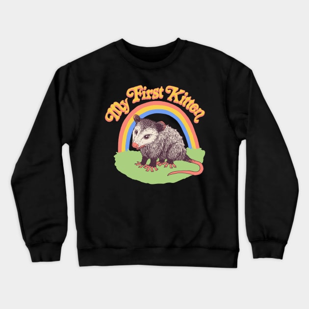 My First Kitten Crewneck Sweatshirt by Hillary White Rabbit